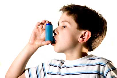 больной астмой